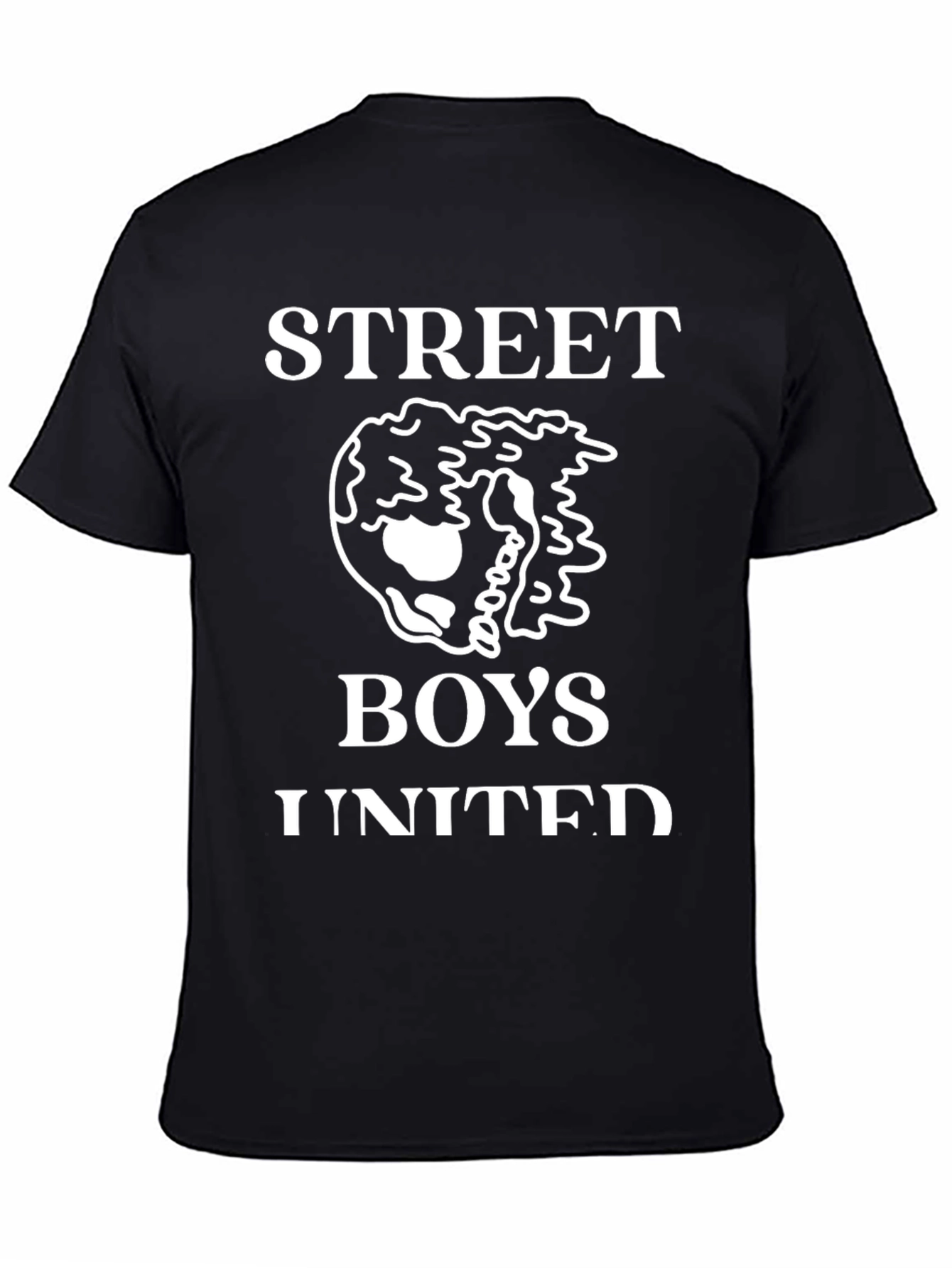 Street Boys United Black Graphic T-Shirt