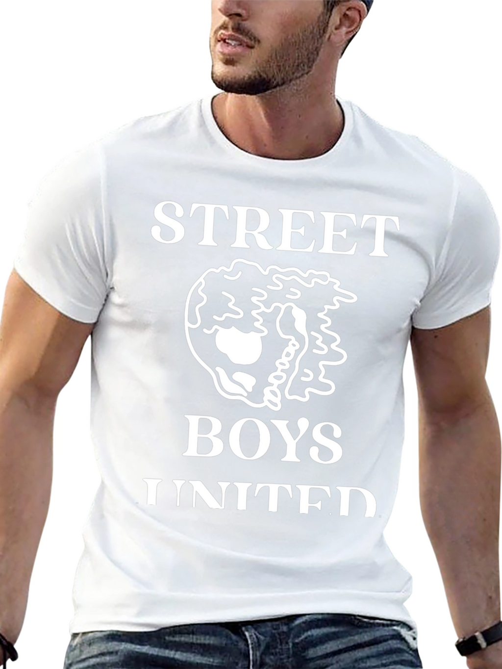 Street Boys United Black Graphic T-Shirt