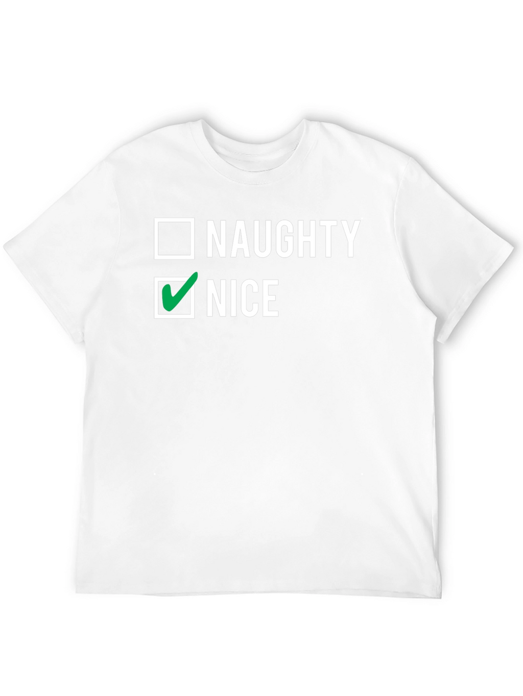 Naughty or Nice Checkbox Graphic Tee