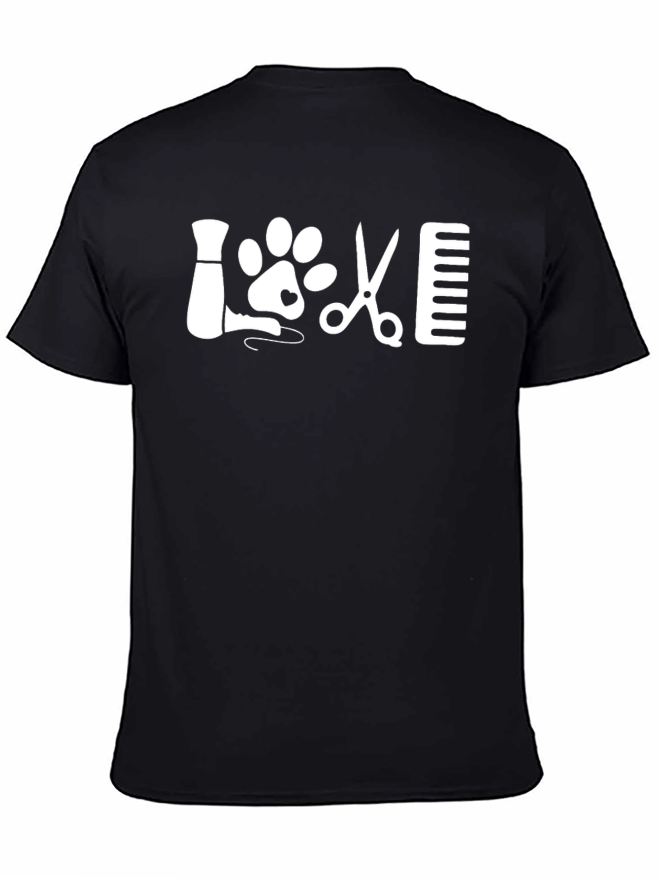 Love Dog Grooming T-Shirt Pet Stylist Tee