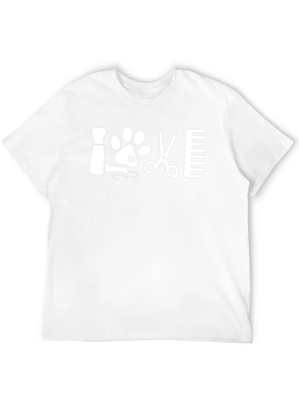 Love Dog Grooming T-Shirt Pet Stylist Tee