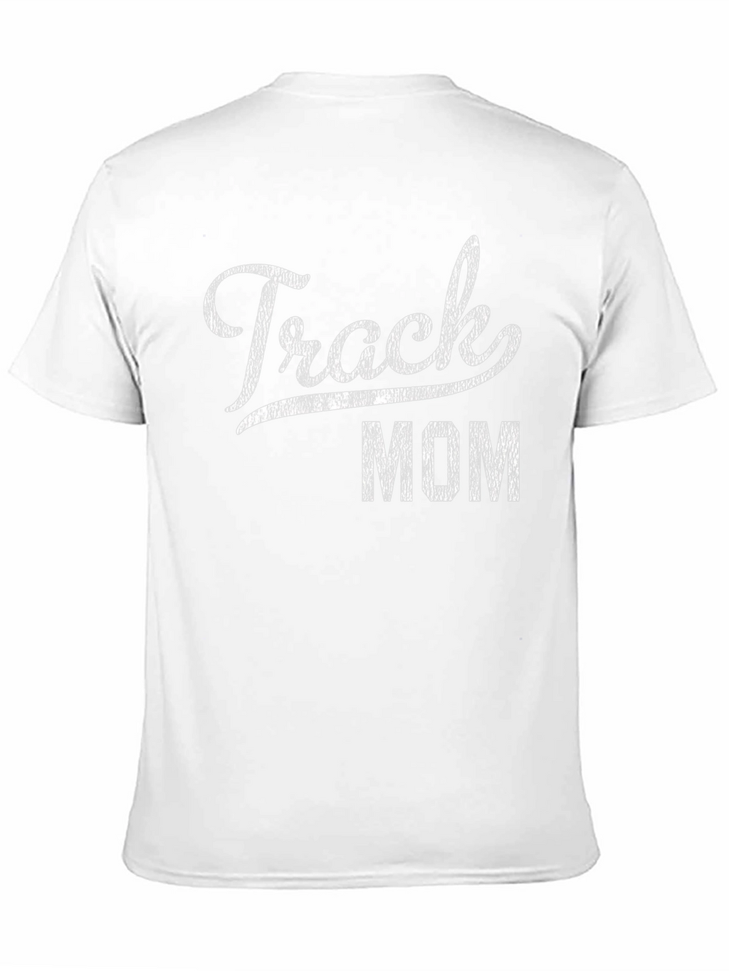 Track Mom Graphic Tee - Black Cotton T-Shirt