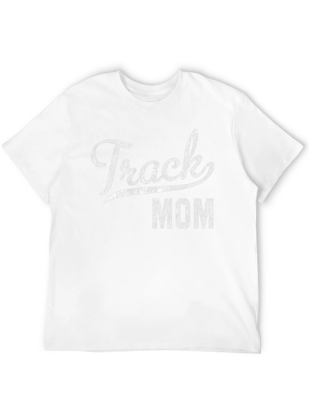 Track Mom Graphic Tee - Black Cotton T-Shirt