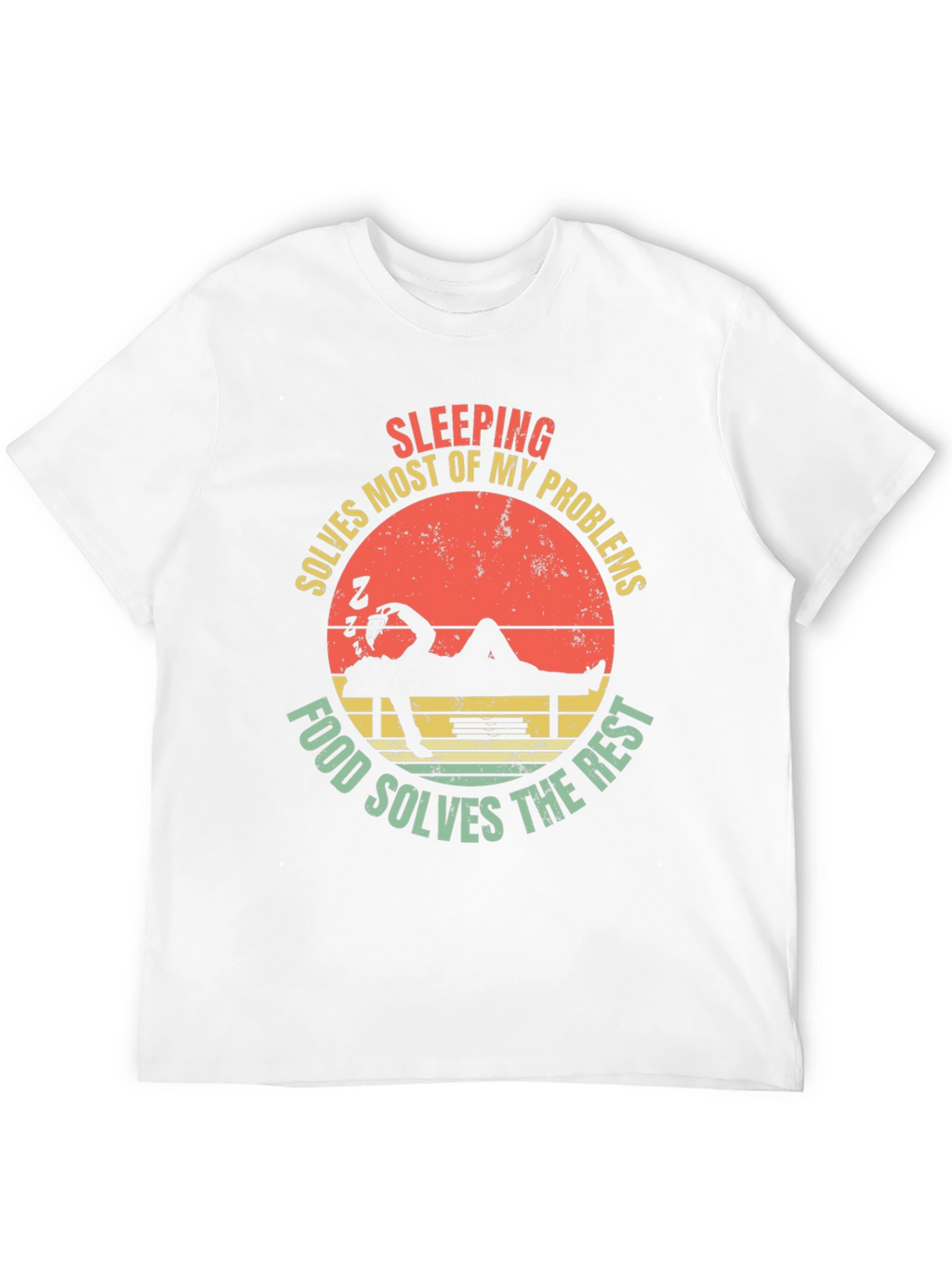 Funny Sleeping Solves Most of My Problems T-Shirt