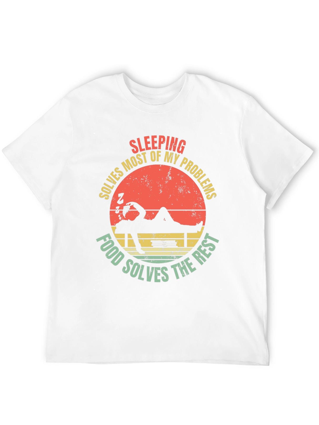 Funny Sleeping Solves Most of My Problems T-Shirt