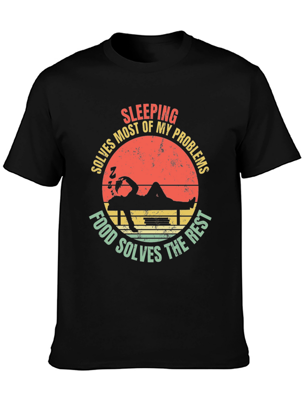 Funny Sleeping Solves Most of My Problems T-Shirt
