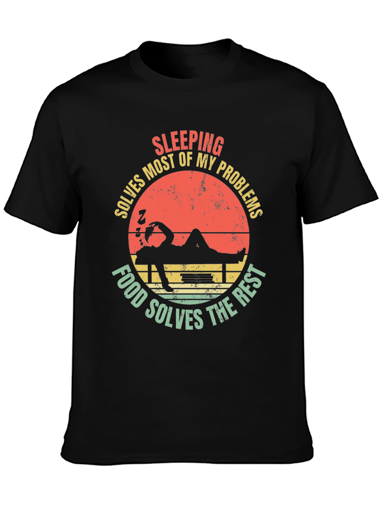Funny Sleeping Solves Most of My Problems T-Shirt