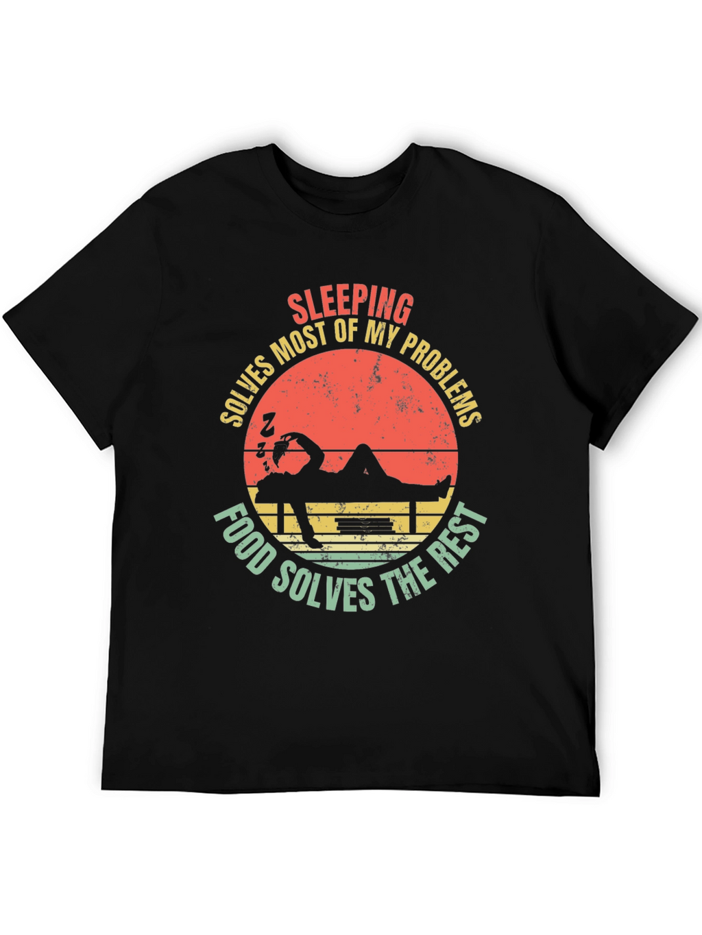 Funny Sleeping Solves Most of My Problems T-Shirt