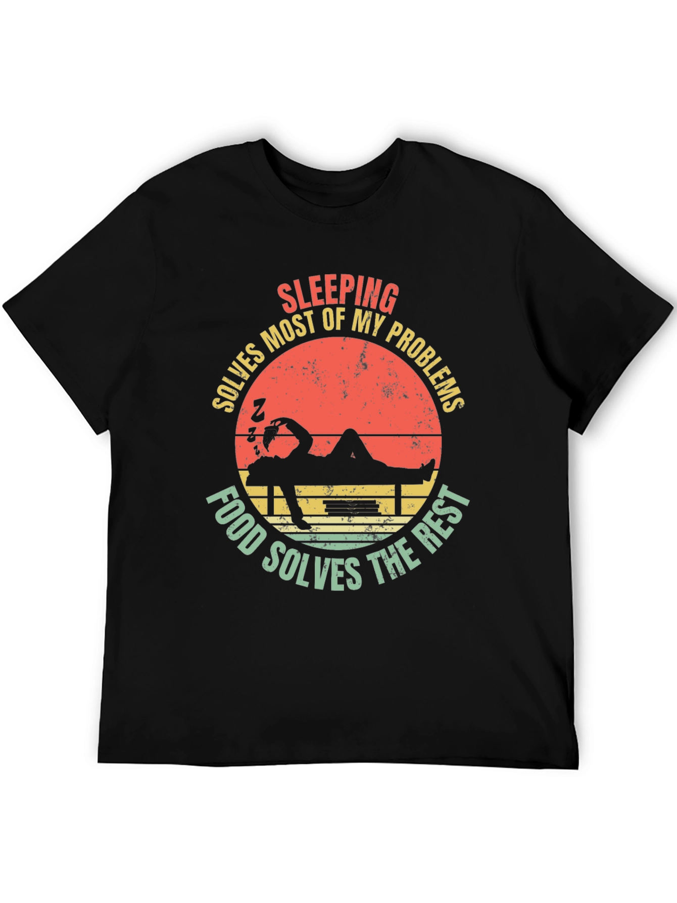 Funny Sleeping Solves Most of My Problems T-Shirt