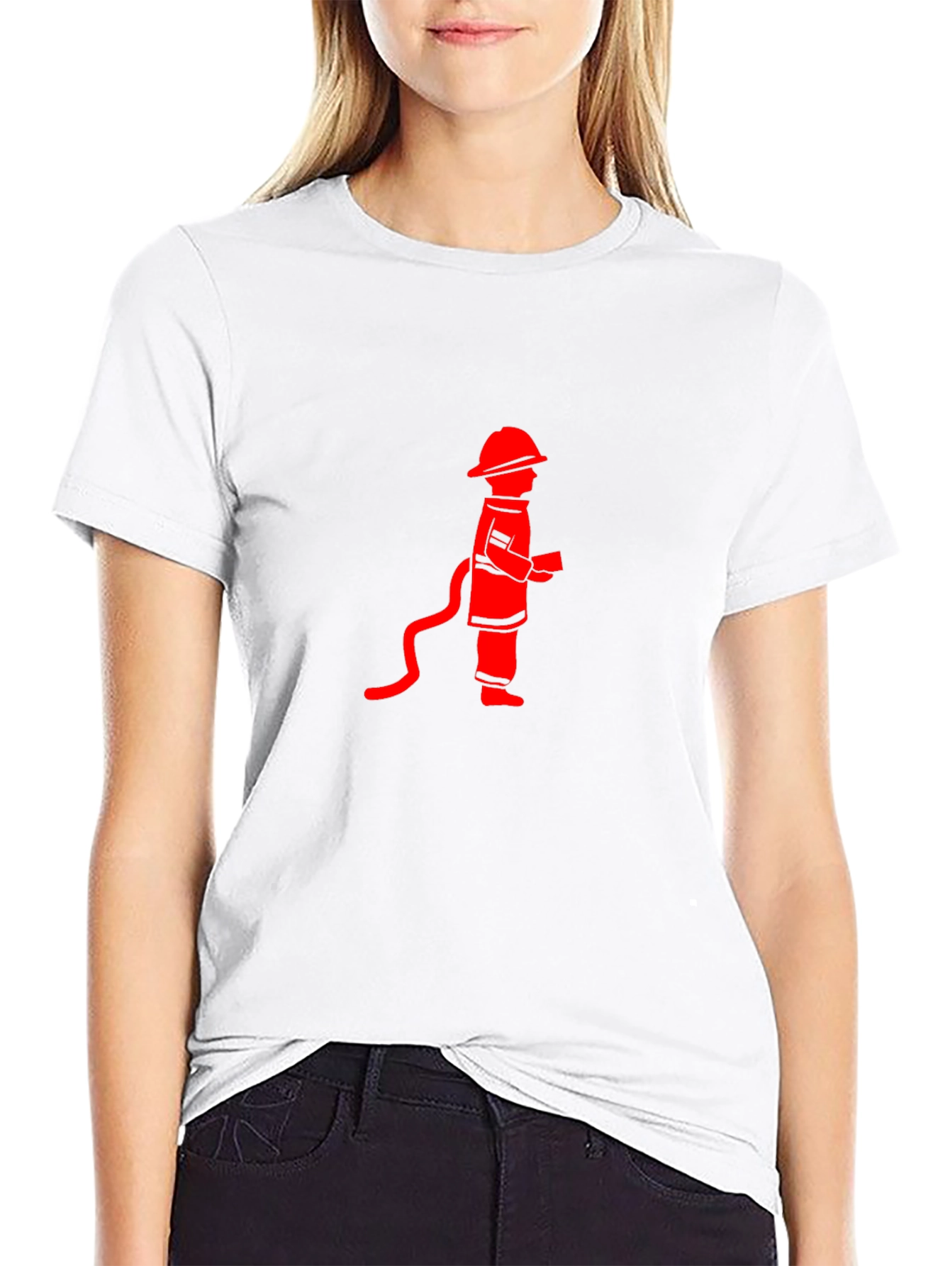 Firefighter Graphic Tee - Black