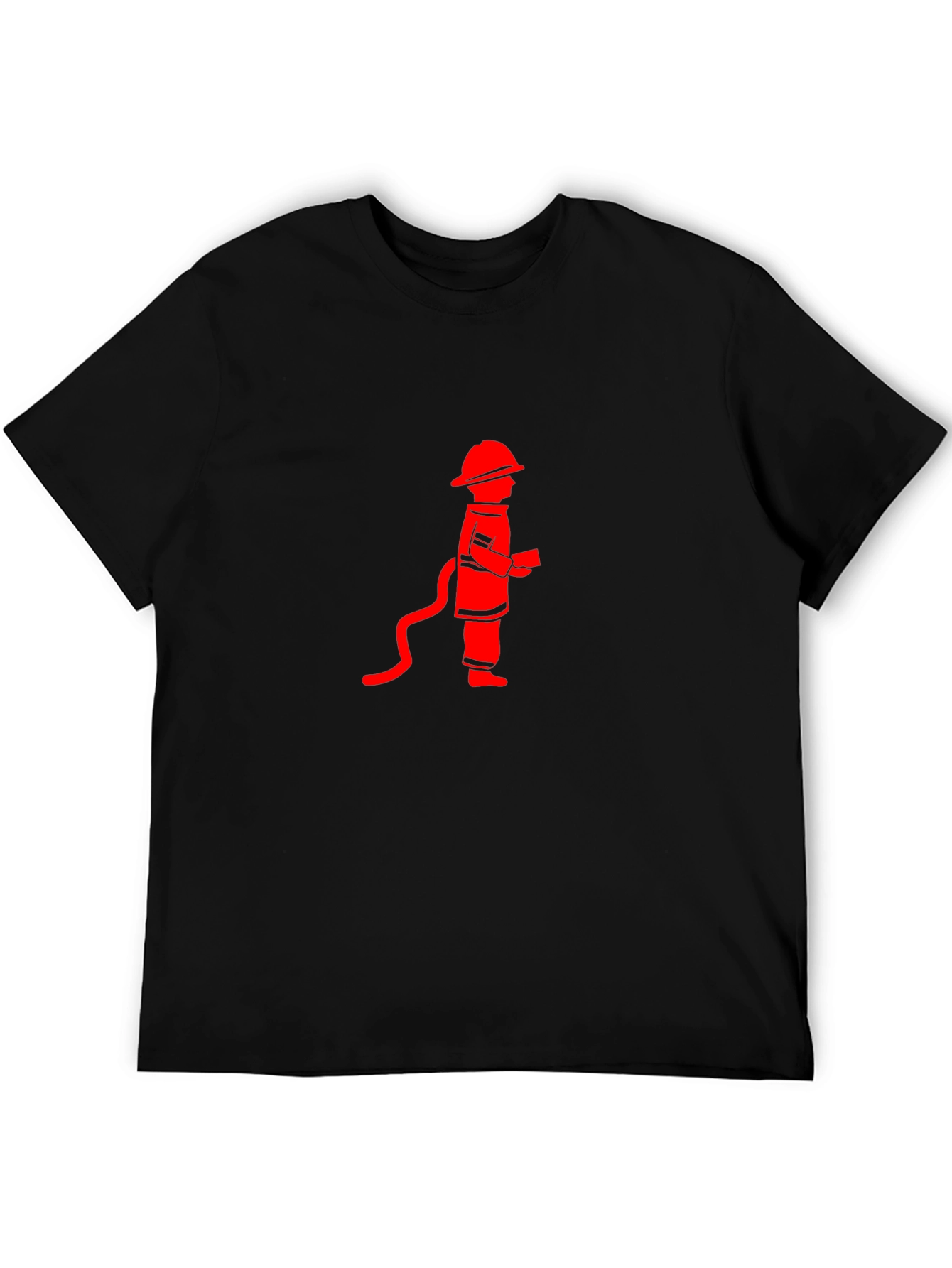 Firefighter Graphic Tee - Black