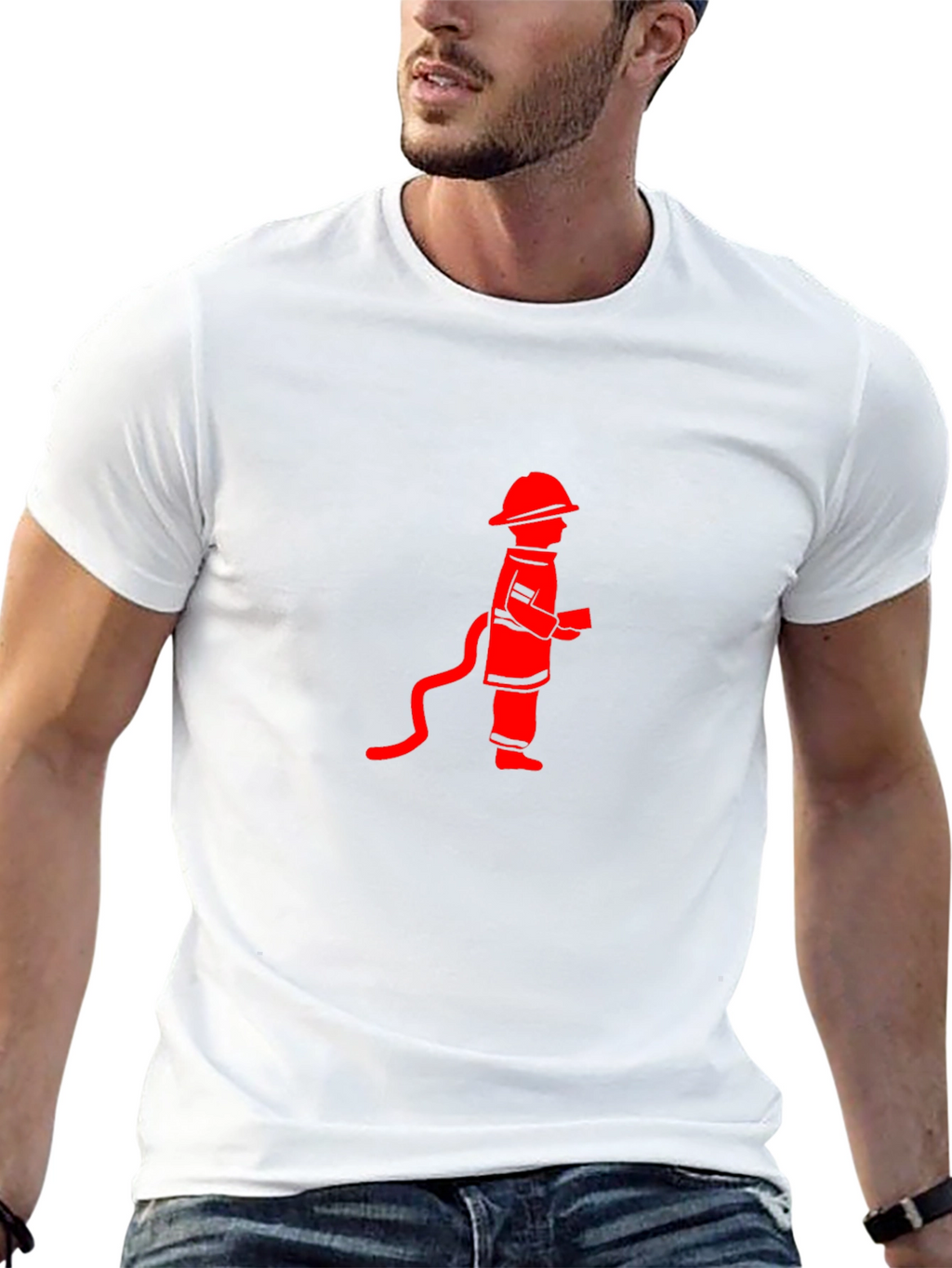 Firefighter Graphic Tee - Black