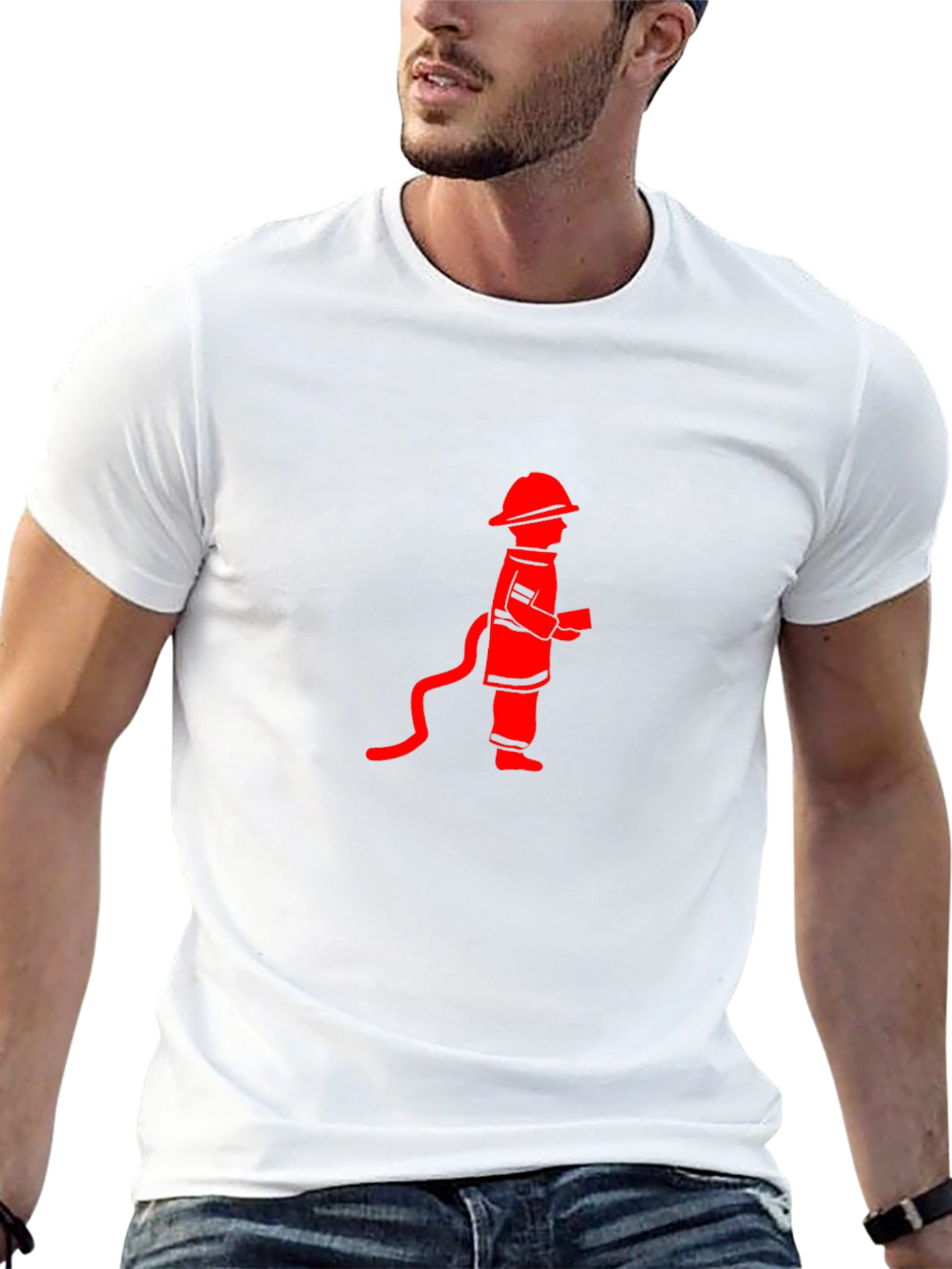 Firefighter Graphic Tee - Black