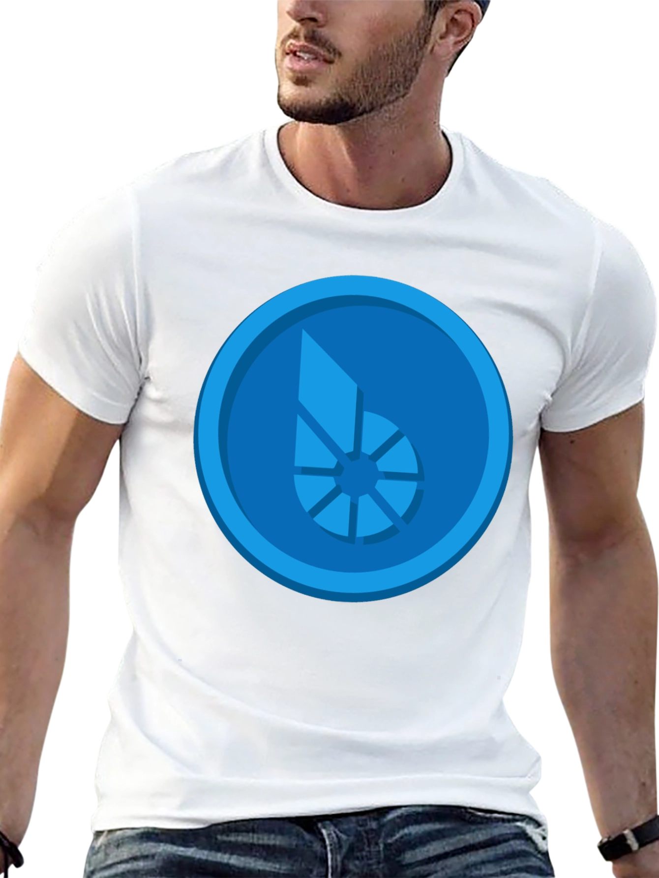 Blue Bit T-Shirt - Stylish Graphic Tee
