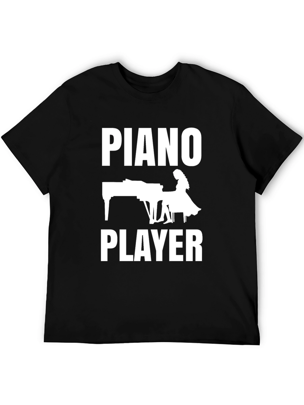 Piano Player Graphic T-Shirt - Music Lover Tee