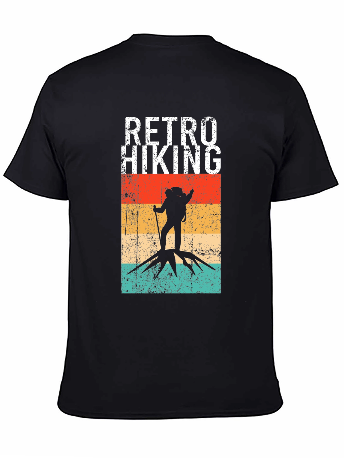 Retro Hiking T-Shirt - Vintage Outdoors Adventure Tee