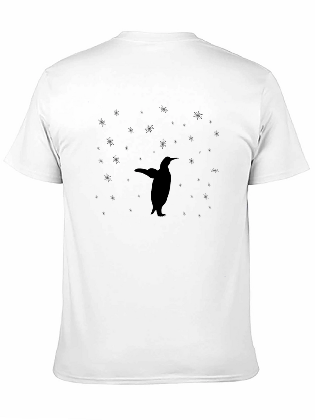 Penguin Silhouette Black T-Shirt