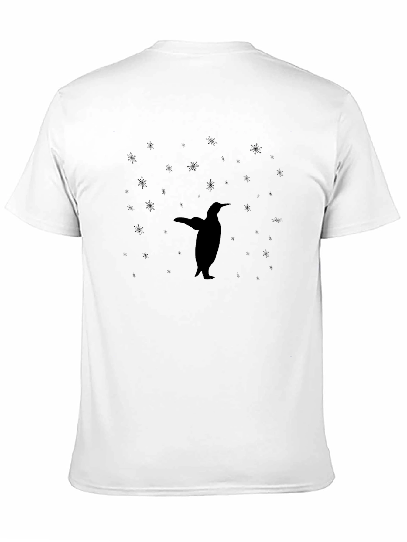 Penguin Silhouette Black T-Shirt
