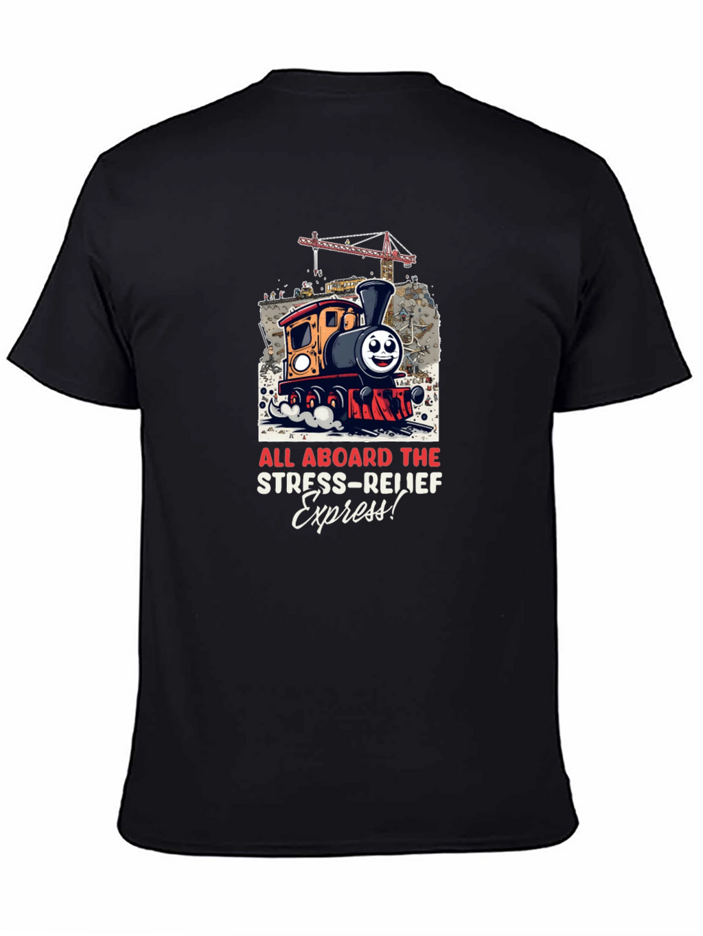 Stress-Relief Express Train Graphic Tee