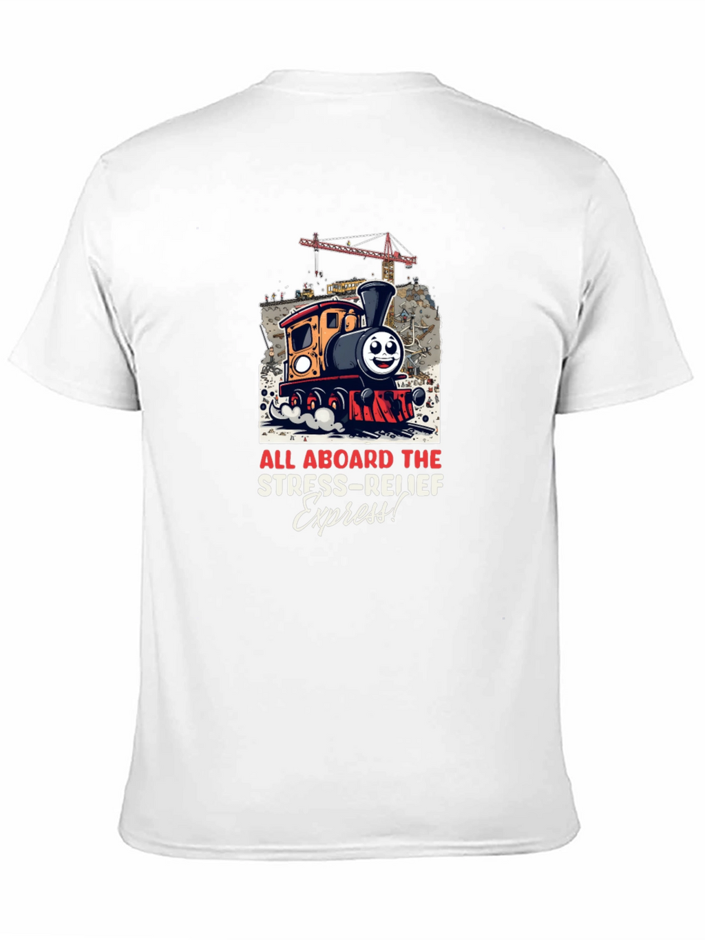 Stress-Relief Express Train Graphic Tee
