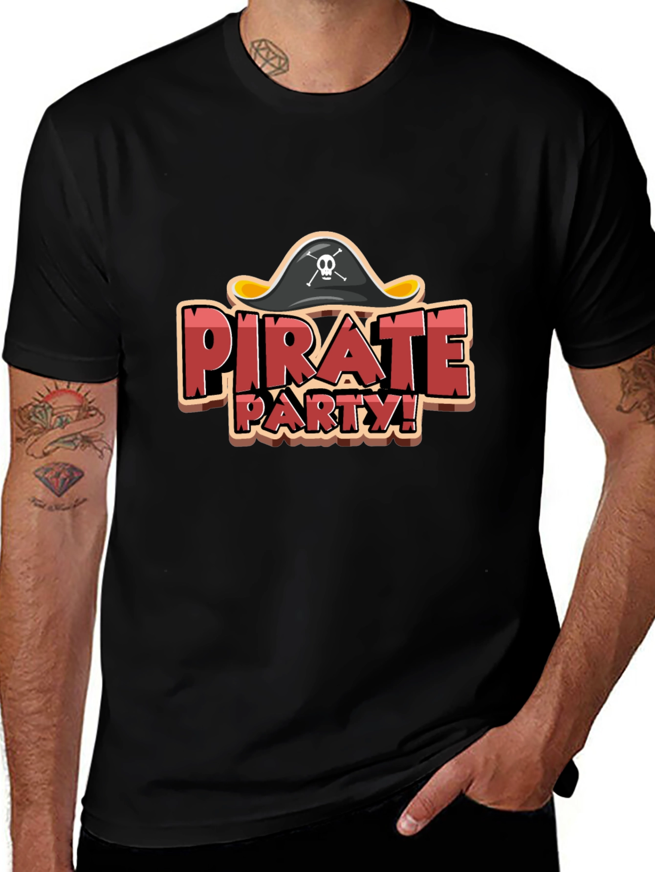 Pirate Party T-Shirt - Bold Graphic Tee for Adventurers