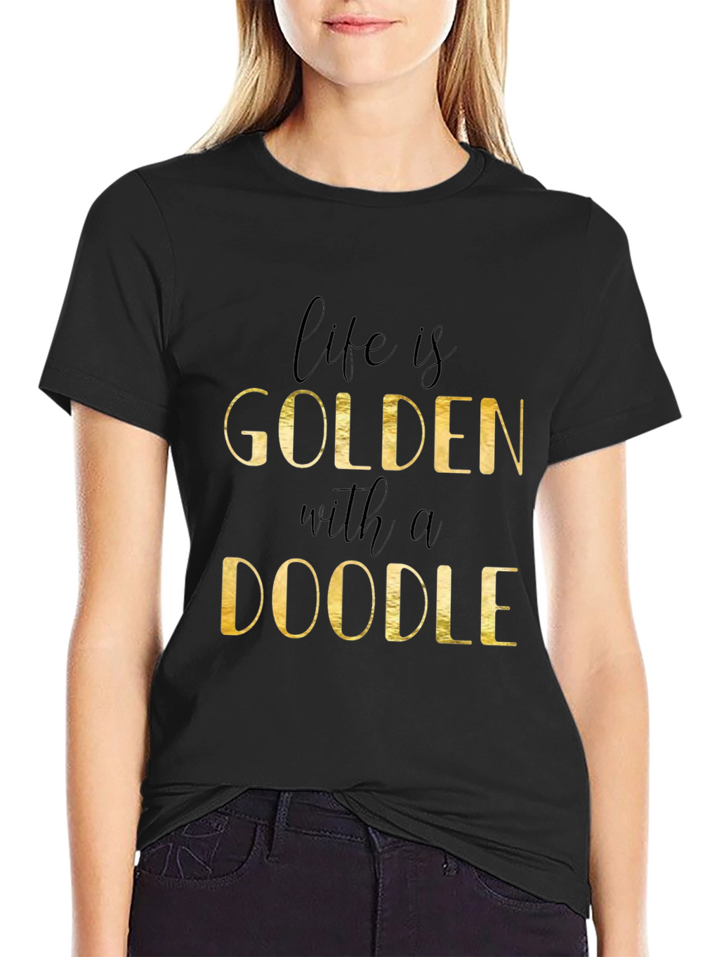 Golden Doodle Tee - Life is Golden
