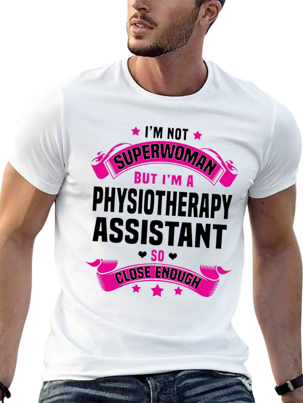 Physiotherapy Assistant Superwoman Funny T-Shirt
