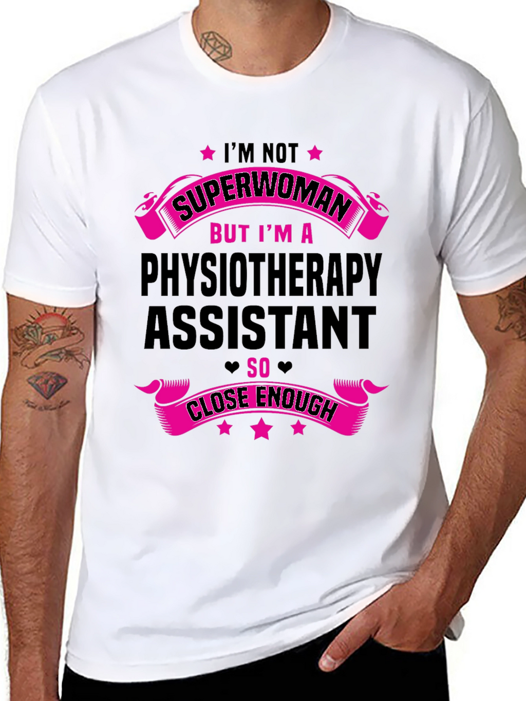 Physiotherapy Assistant Superwoman Funny T-Shirt