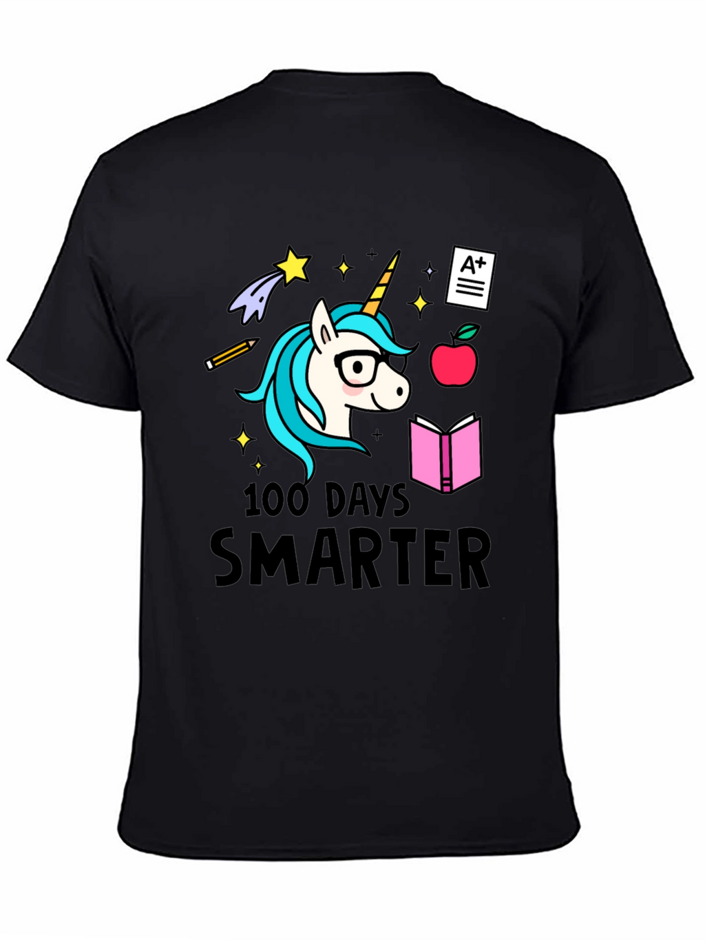 100 Days Smarter Unicorn Tee