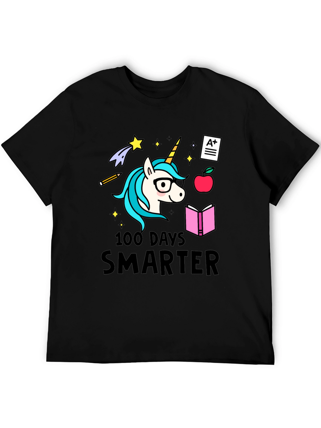 100 Days Smarter Unicorn Tee