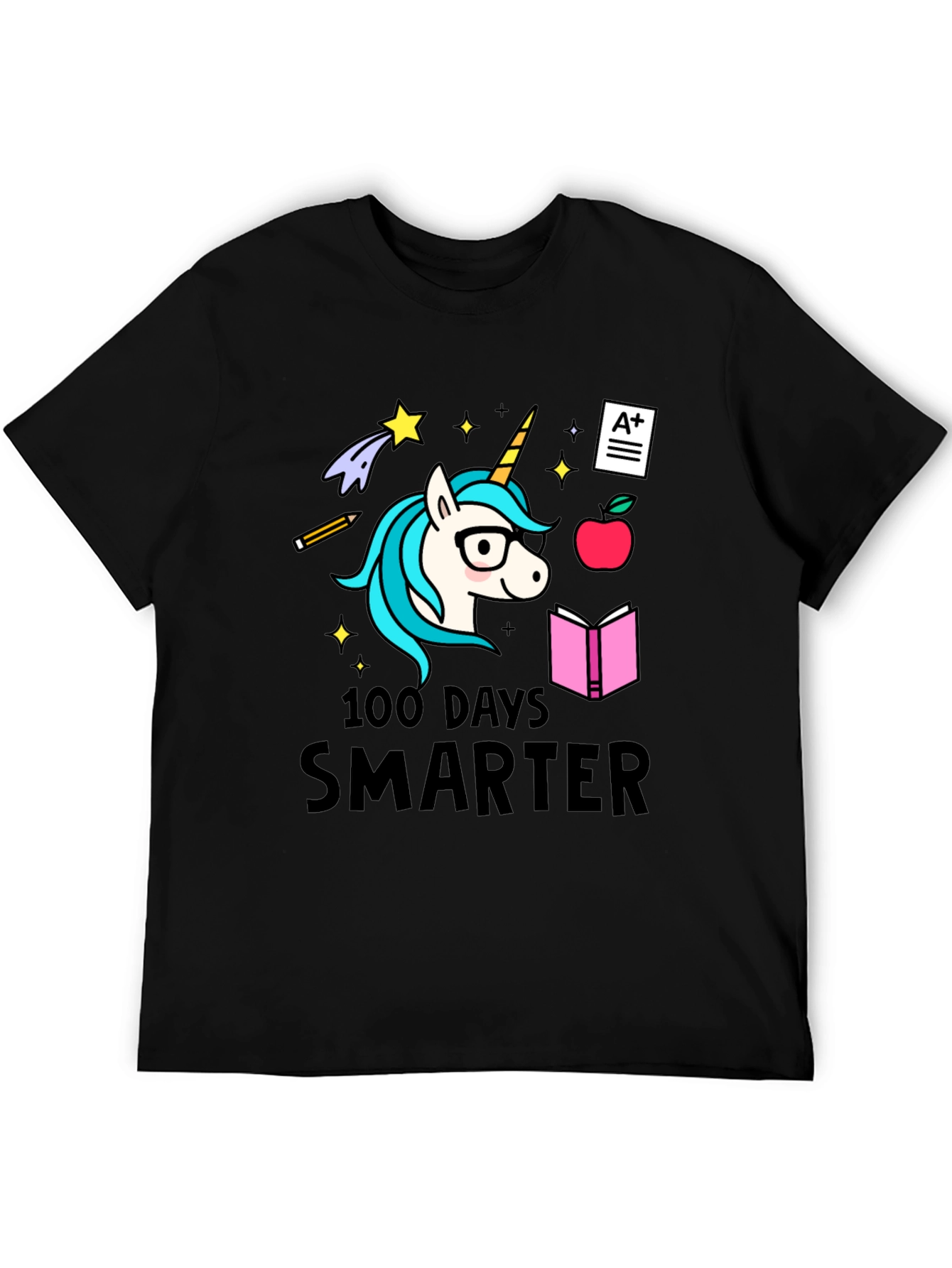 100 Days Smarter Unicorn Tee