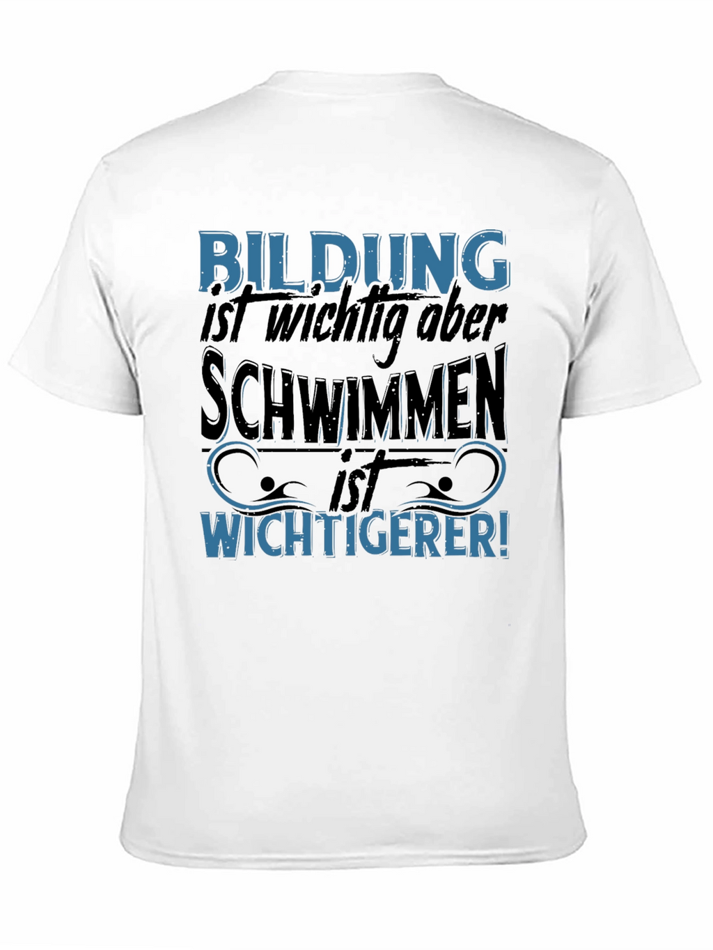 Funny Swimming T-Shirt - Bildung Schwimmen Wichtigerer