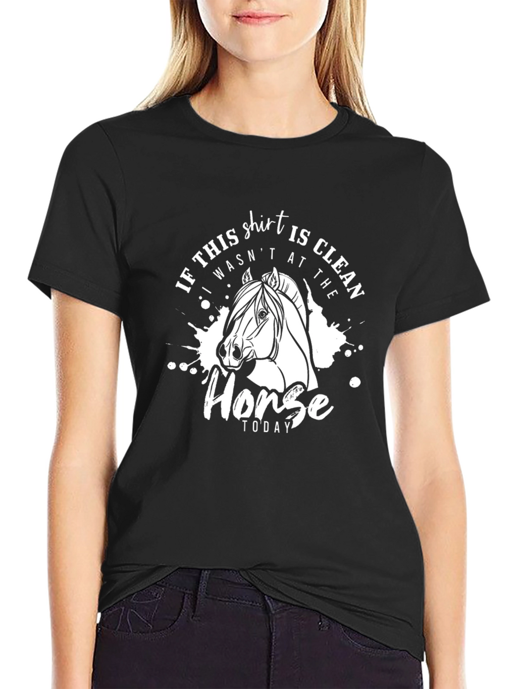 Funny Horse Lover Graphic T-Shirt