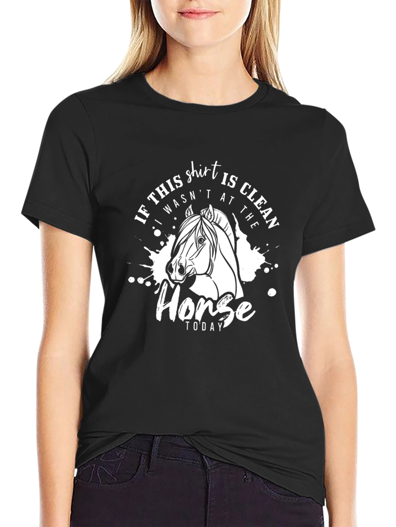 Funny Horse Lover Graphic T-Shirt