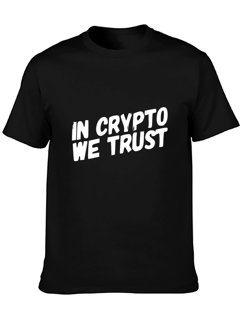 In Crypto We Trust Black T-Shirt