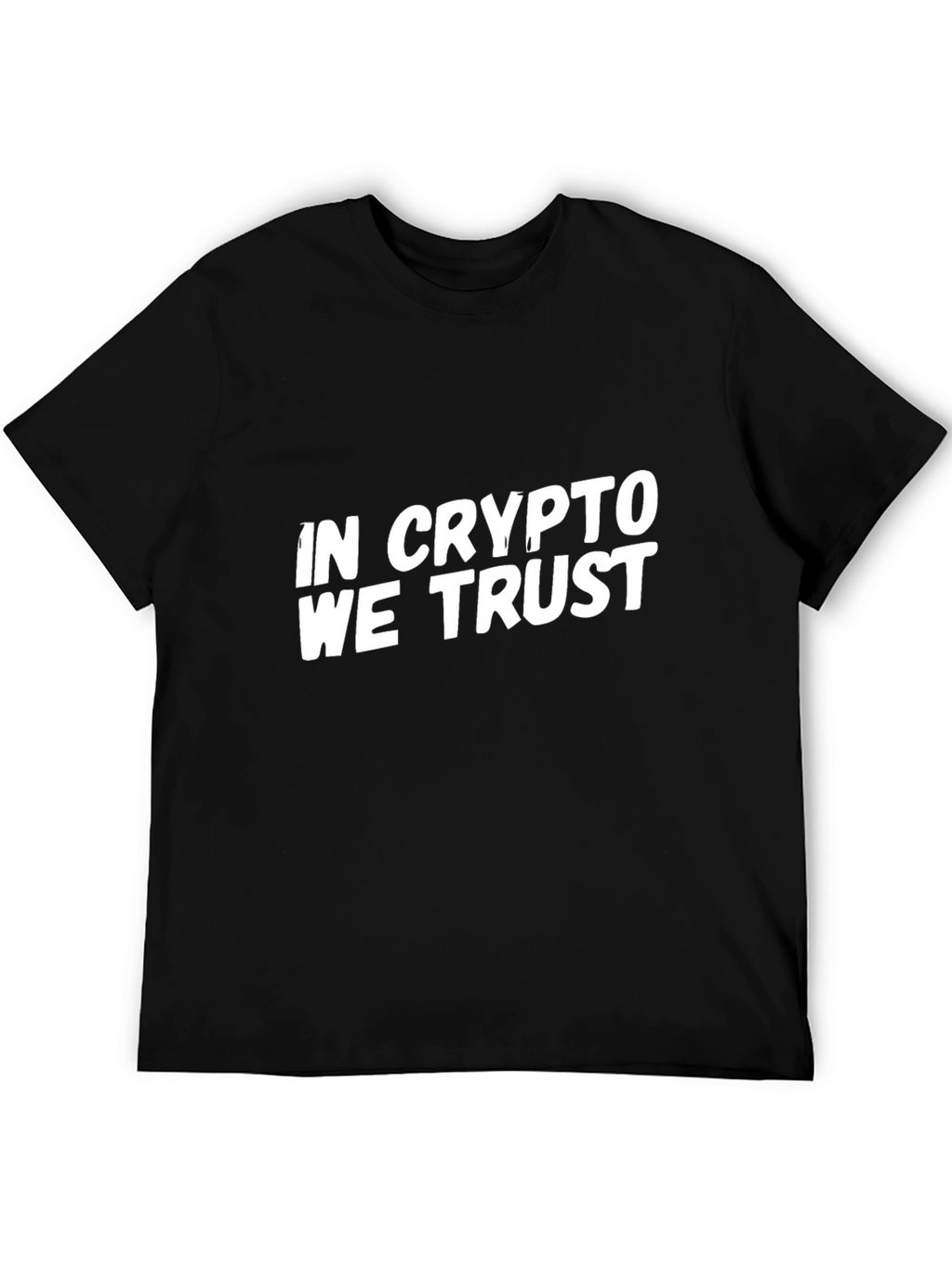 In Crypto We Trust Black T-Shirt