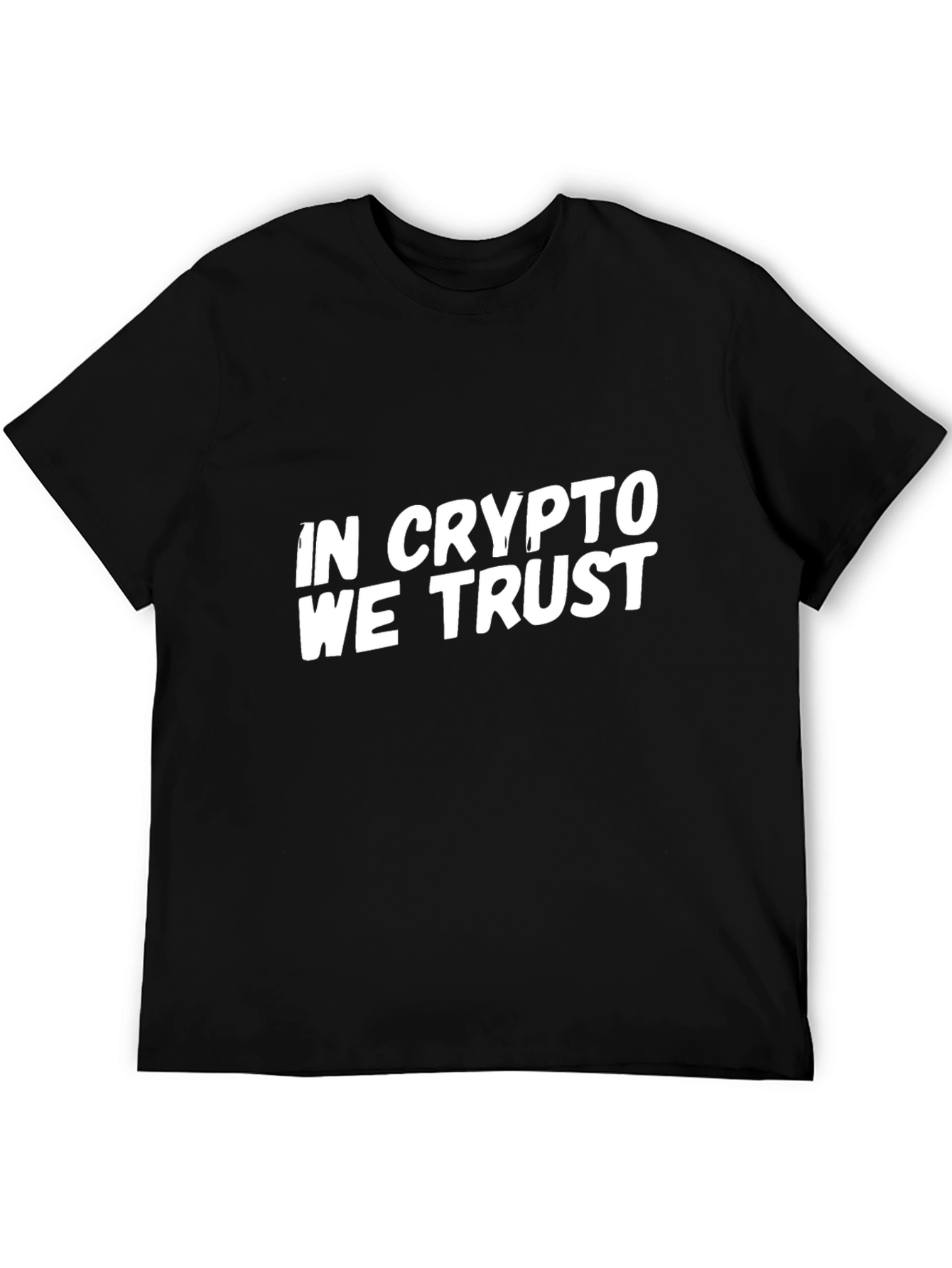 In Crypto We Trust Black T-Shirt