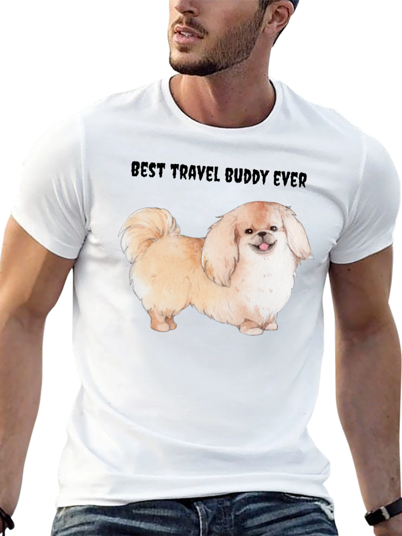 Best Travel Buddy Dog T-Shirt