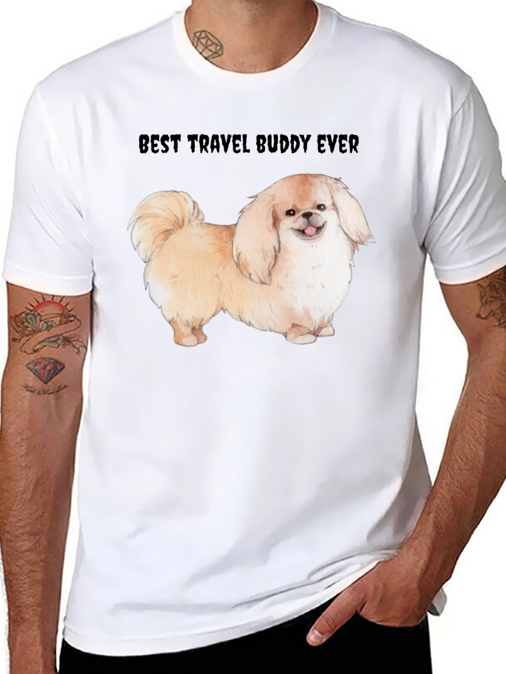 Best Travel Buddy Dog T-Shirt