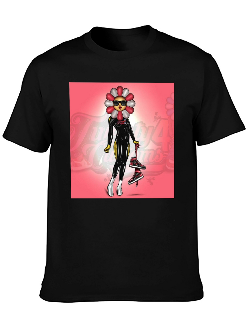 Funky Flower Power Graphic Tee