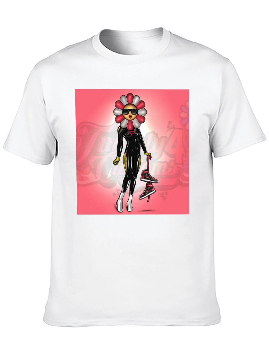 Funky Flower Power Graphic Tee