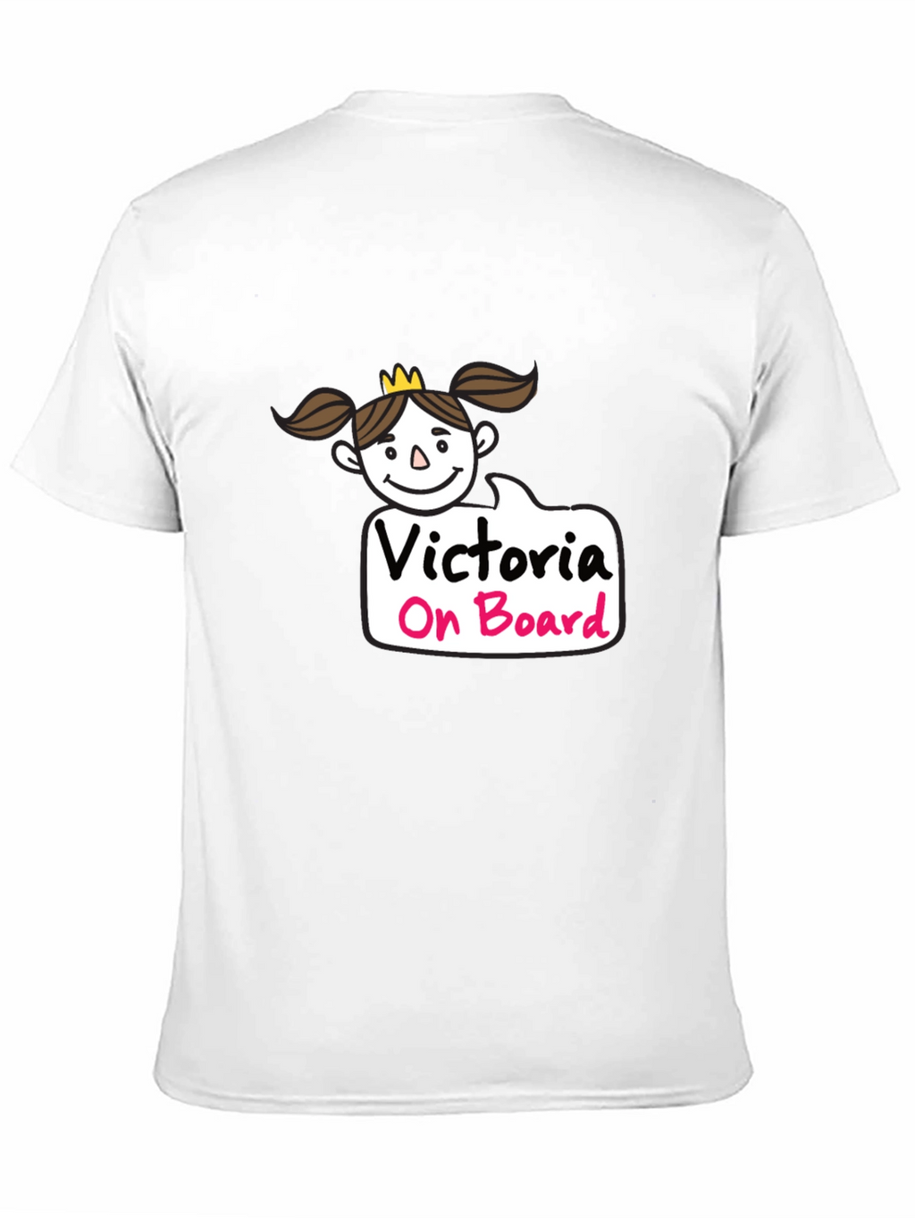 Victoria On Board Black T-Shirt