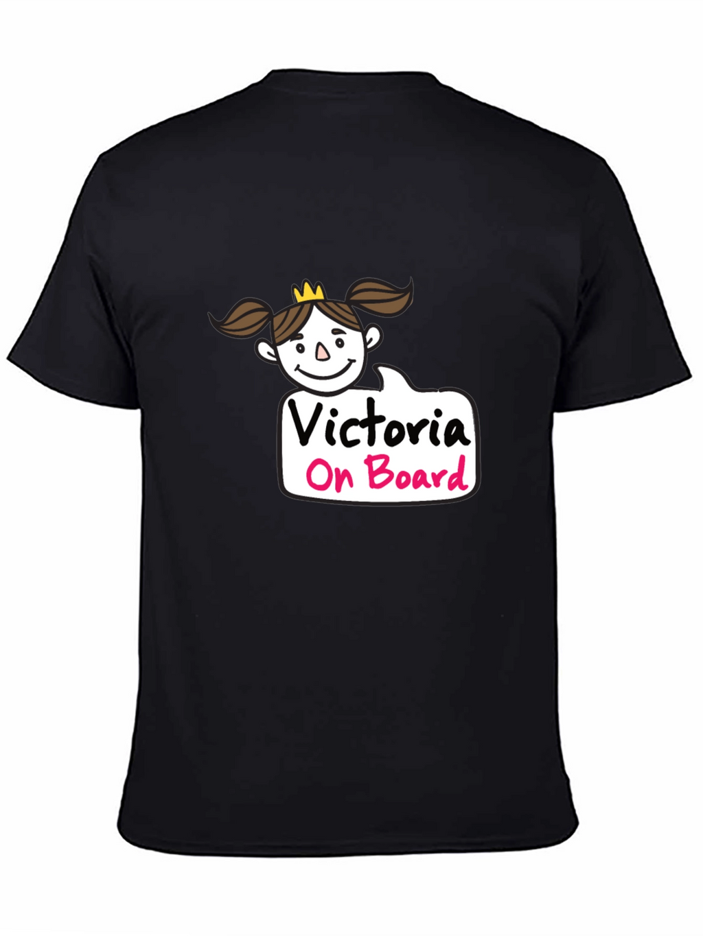 Victoria On Board Black T-Shirt