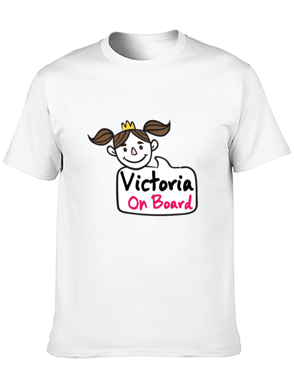 Victoria On Board Black T-Shirt