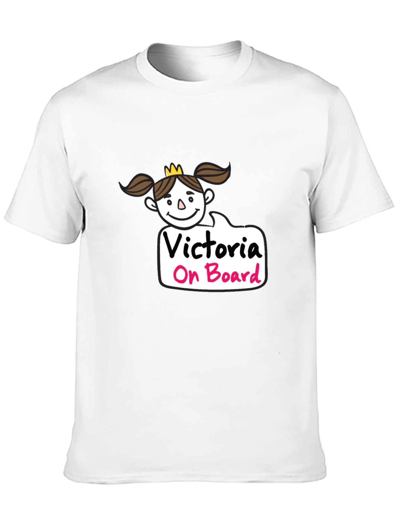 Victoria On Board Black T-Shirt