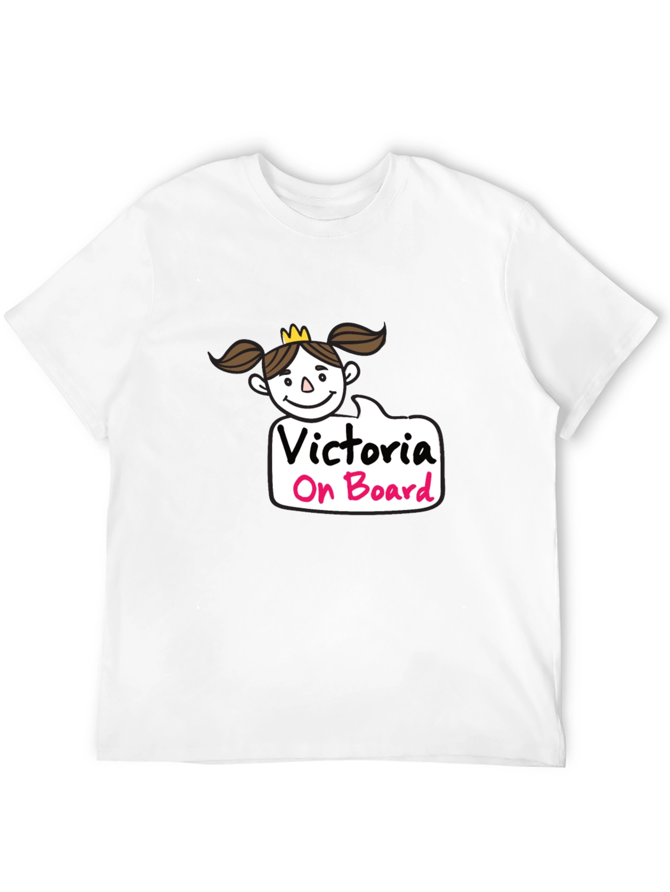 Victoria On Board Black T-Shirt
