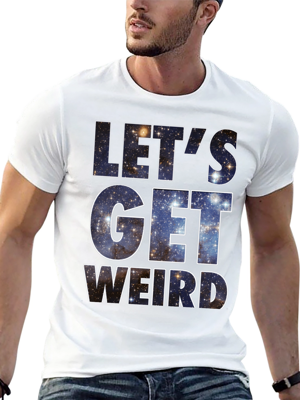 Lets Get Weird Galaxy T-Shirt