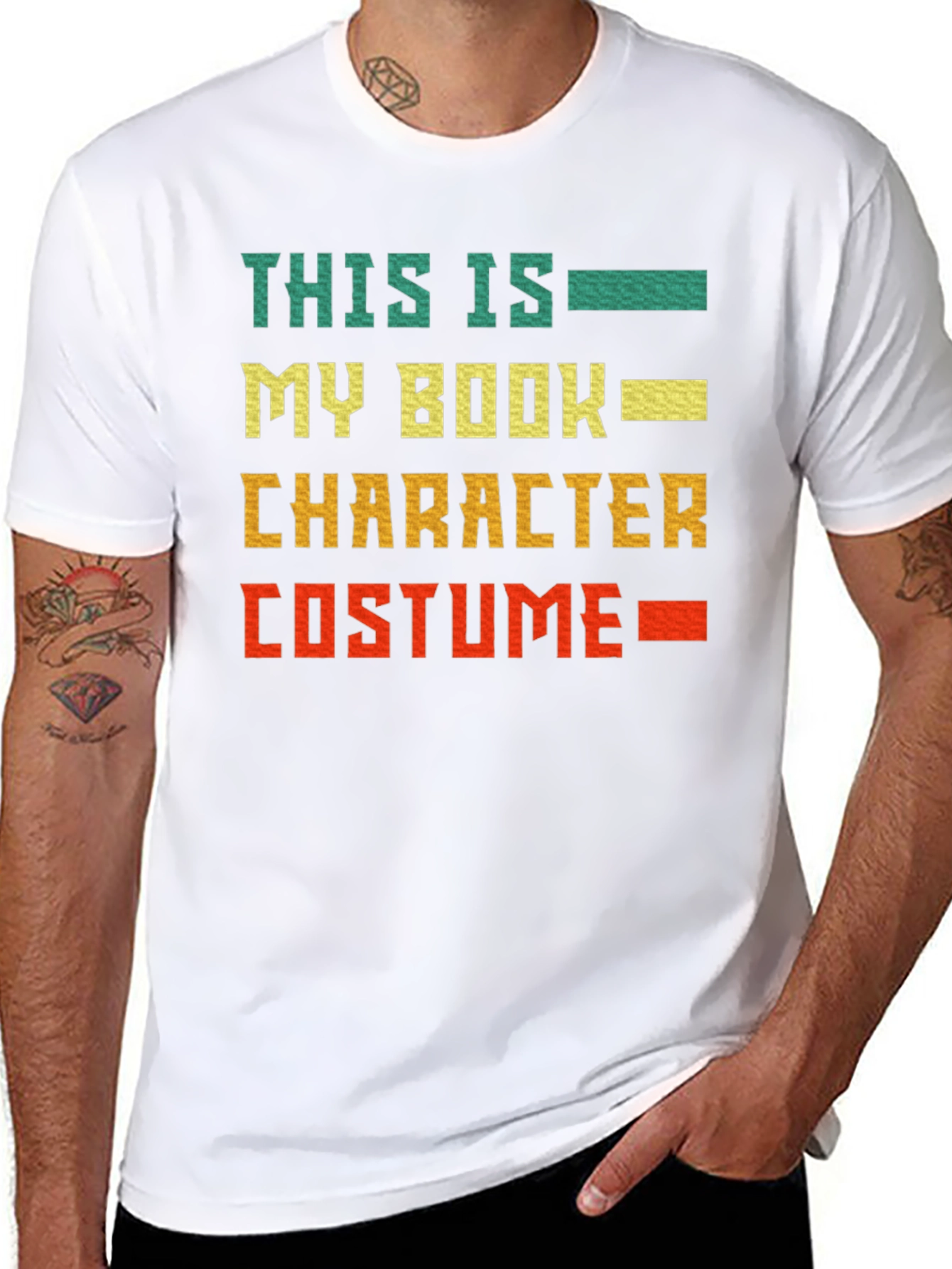 Book Character Costume Graphic Novelty T-Shirt