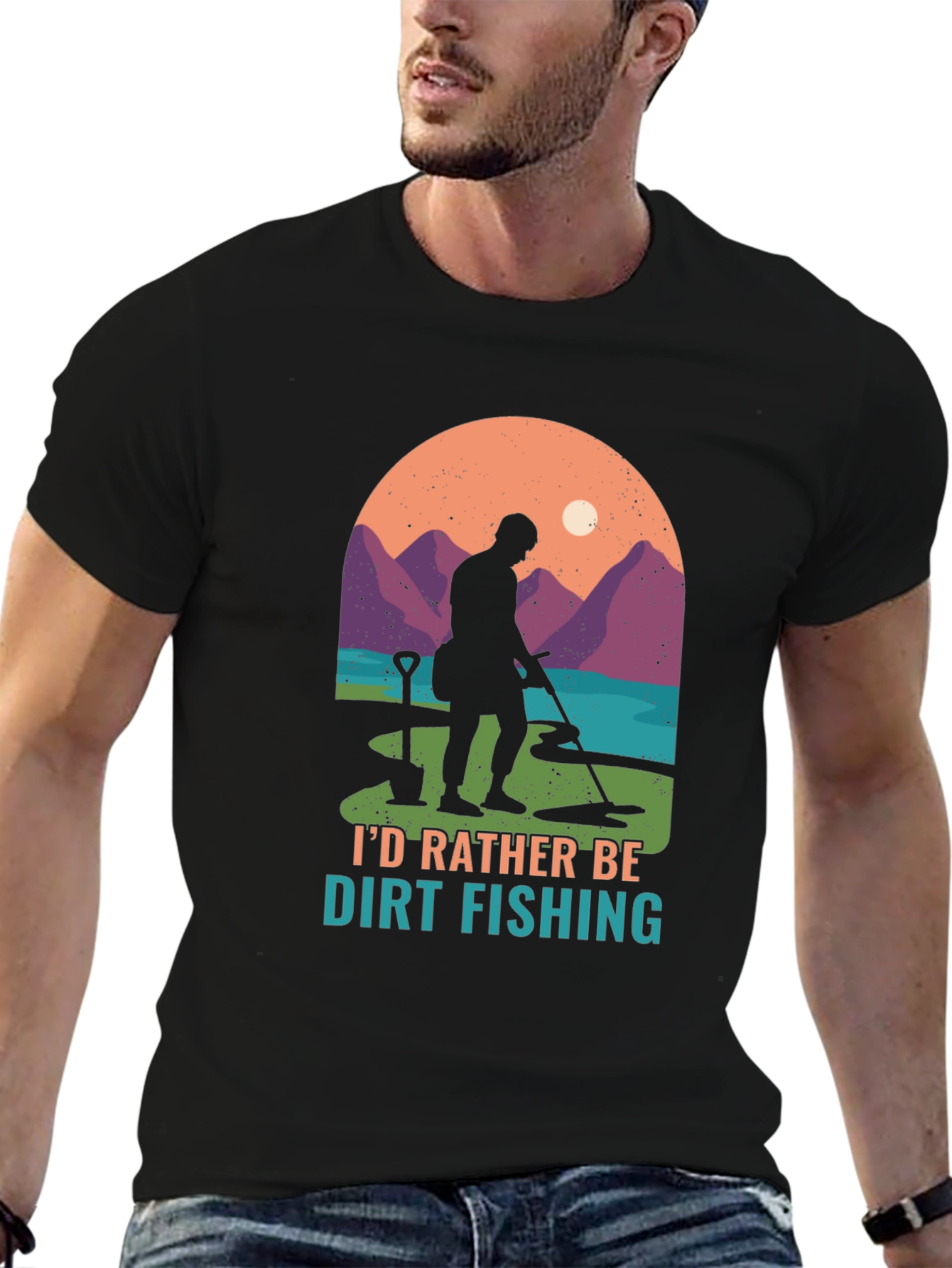 Dirt Fishing T-Shirt: Metal Detecting Adventure