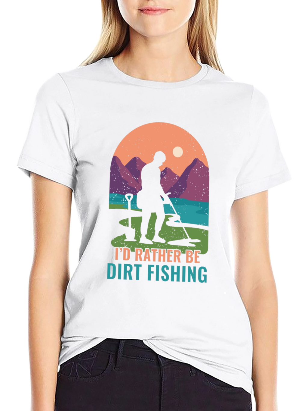 Dirt Fishing T-Shirt: Metal Detecting Adventure